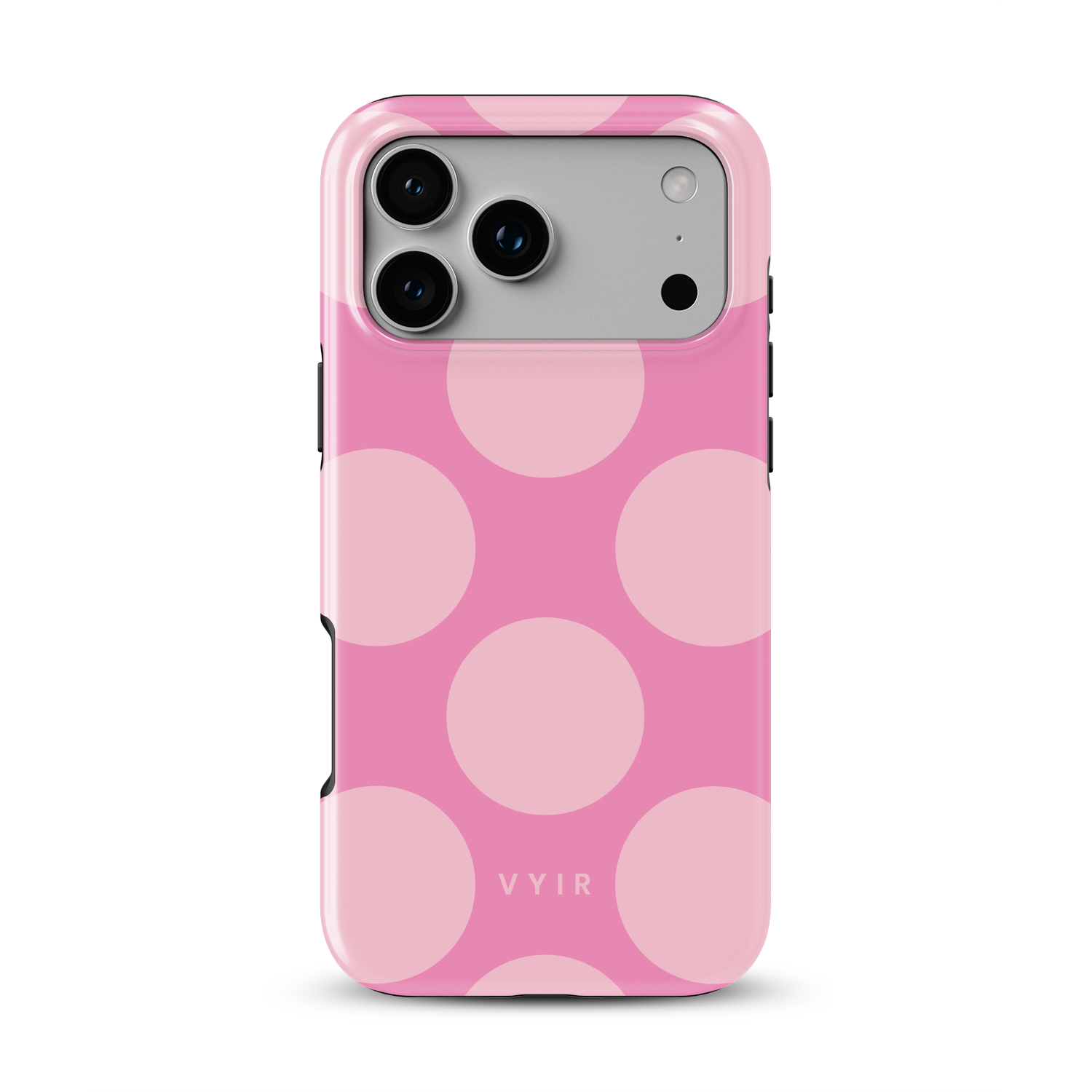 Big Polka Dots, Bubblegum - Shockproof iPhone Case - VYIR