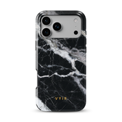 Italian Marble Black - Shockproof MagSafe iPhone Case - VYIR