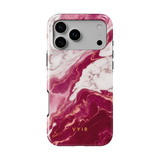 Italian Marble Burgundy - Tough MagSafe iPhone Case
