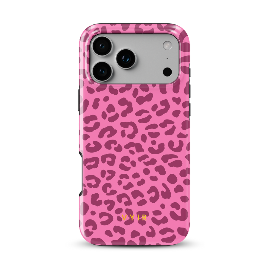 Leopard Elegance Pink - Tough MagSafe iPhone Case