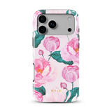 Rosy Peony Flourish - Tough MagSafe iPhone Case