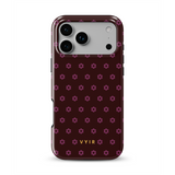 VYIR Signature Flowers, Burgundy - Tough MagSafe iPhone Case