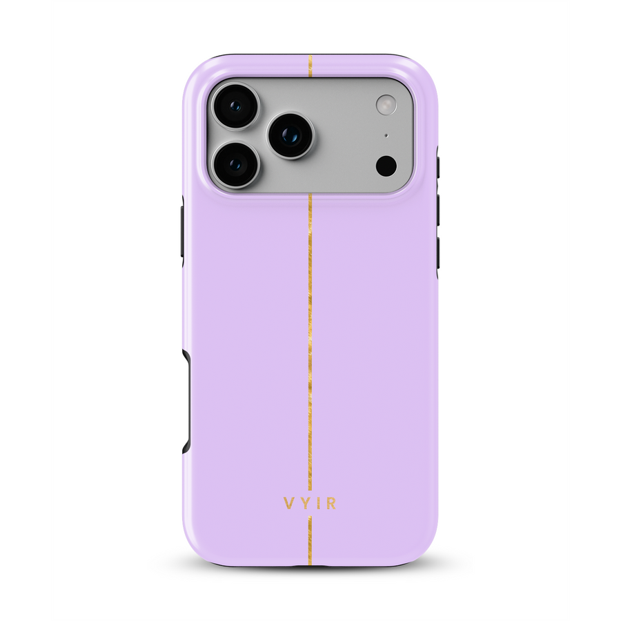 VYIR Signature Golden Line, Lavender Purple - Tough MagSafe iPhone Case