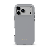 VYIR Signature Solid Colors, Grey - Tough MagSafe iPhone Case