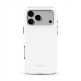 VYIR Signature Solid Colors, White - Tough MagSafe iPhone Case