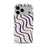 Swirl Lines, Old Money - Tough Phone Case