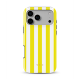 Vertical Stripes, Citrus - Tough MagSafe iPhone Case