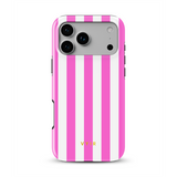 Vertical Stripes, Fashion Pink - Tough MagSafe iPhone Case
