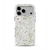 White Blossom Drift - Tough MagSafe iPhone Case