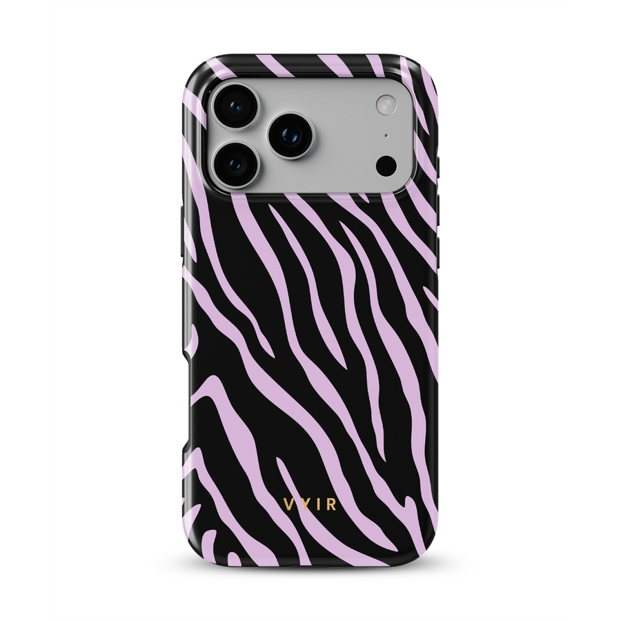 Zebra Luxe, Light Purple - Tough MagSafe iPhone Case
