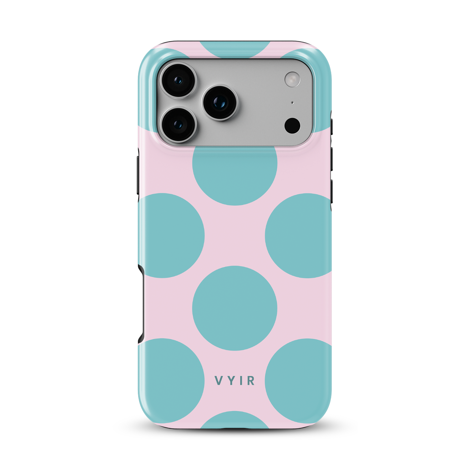 Big Polka Dots, Cotton Candy - Shockproof MagSafe iPhone Case - VYIR