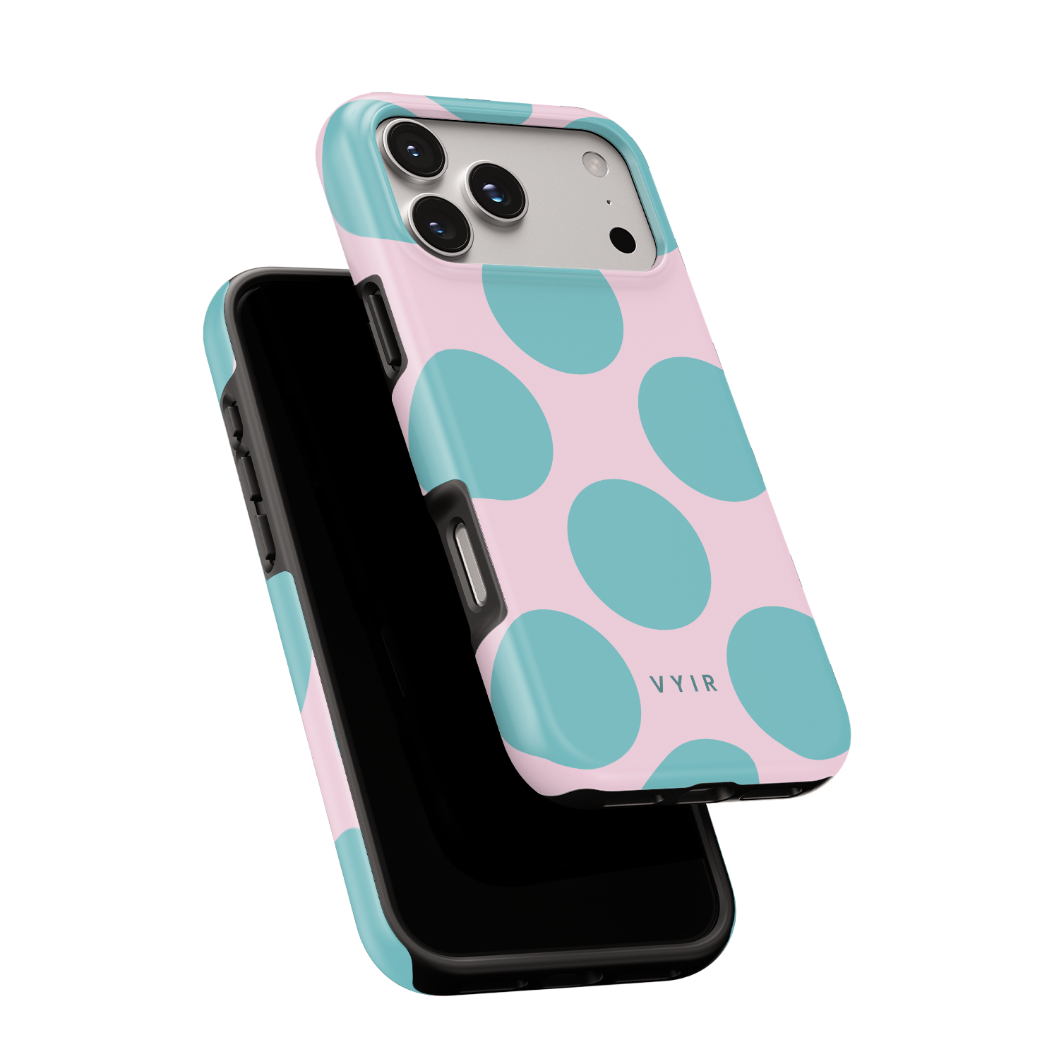 Big Polka Dots, Cotton Candy - Shockproof iPhone Case - VYIR