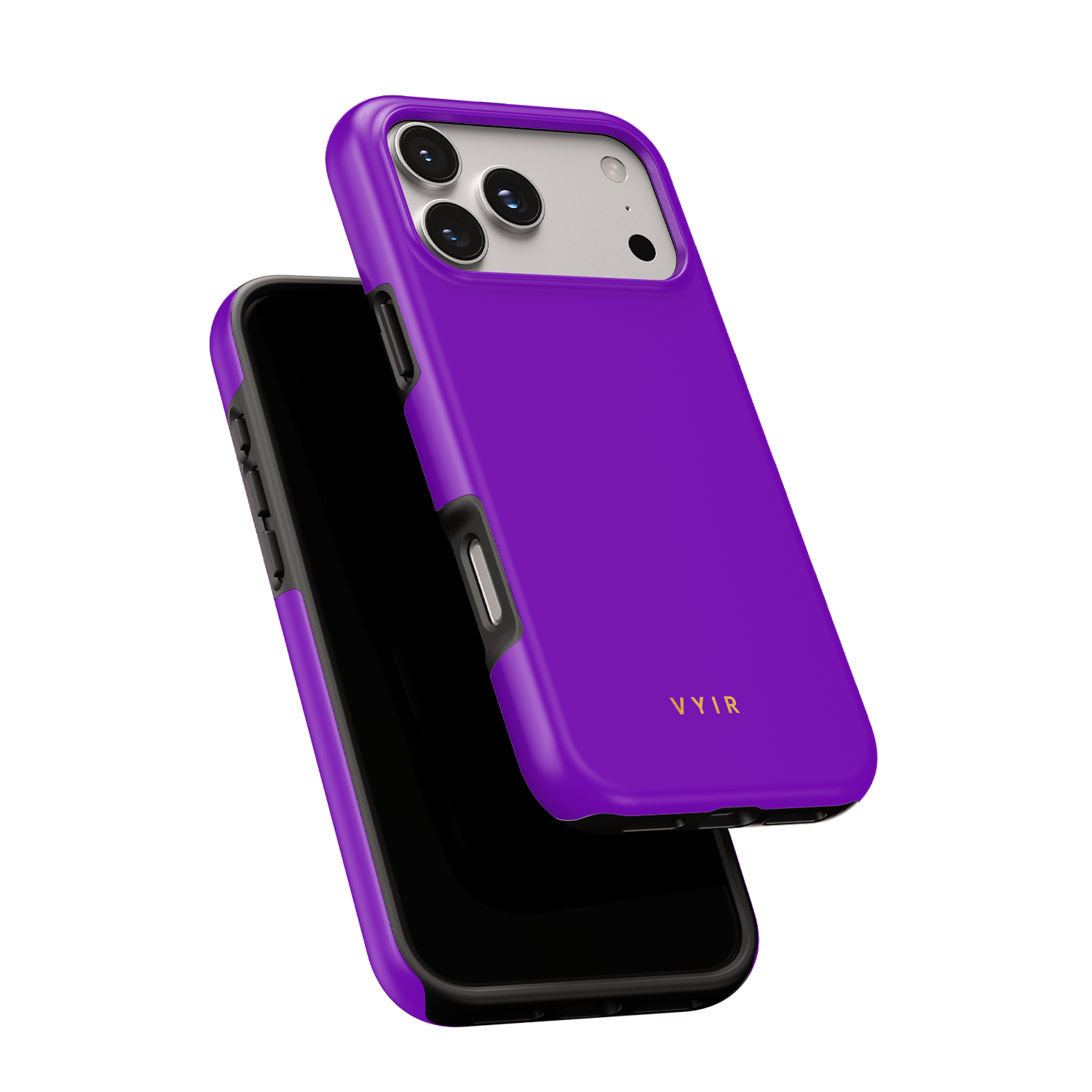 VYIR Signature Solid Colors, Purple - Shockproof Phone Case - VYIR