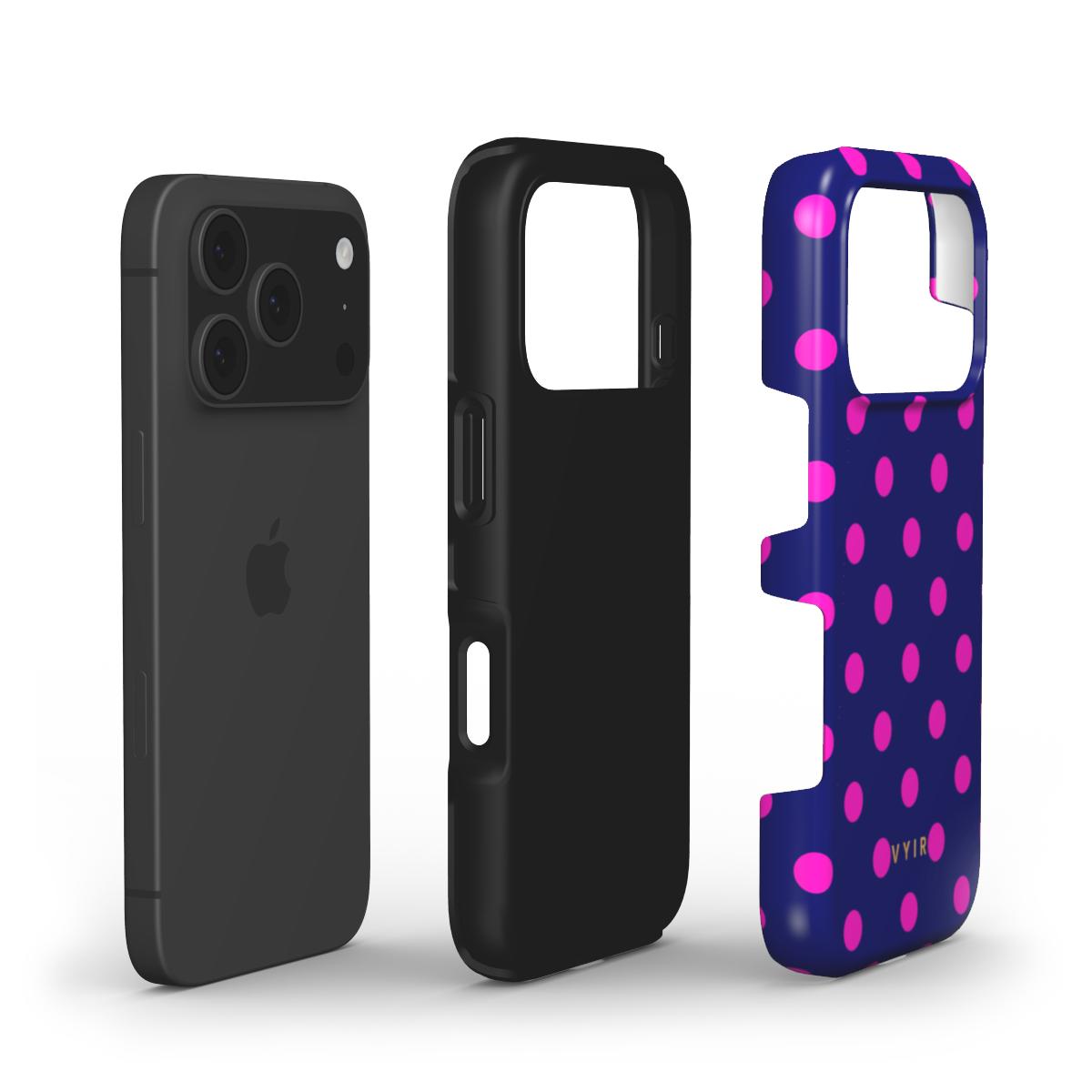 Classic Polka Dots, Hotspot - Shockproof Phone Case - VYIR