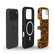 Tortoiseshell, Sunlight Yellow - Shockproof MagSafe iPhone Case - VYIR